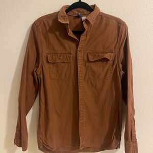 H&M Brown Long Sleeve Shirt
